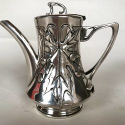 Verseuse métal argenté Art Nouveau